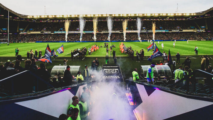 Edinburgh claim derby win in front of record crowd